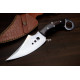 Hand-Forged Ring Pommel Knife, Pierced Blade