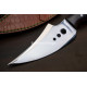 Hand-Forged Ring Pommel Knife, Pierced Blade