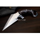 Hand-Forged Ring Pommel Knife, Faceted Blade
