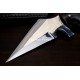 Hand-Forged Ring Pommel Knife, Faceted Blade