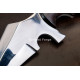 Hand-Forged Ring Pommel Knife, Faceted Blade