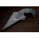 Hand-Forged Ring Pommel Knife, Faceted Blade