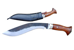 Hand-Forged Farmer's Kukri Knife, Full Tang