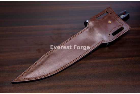 Hand-Forged Bayonet Fighting Knife, Fullered Blade