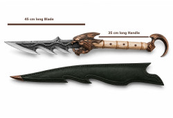 Pyke's Bone Skewer Inspired Dagger – Hand Forged Custom Build