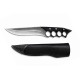 Custom Forged Horn Handle Fixed Blade Knife with Finger Guard