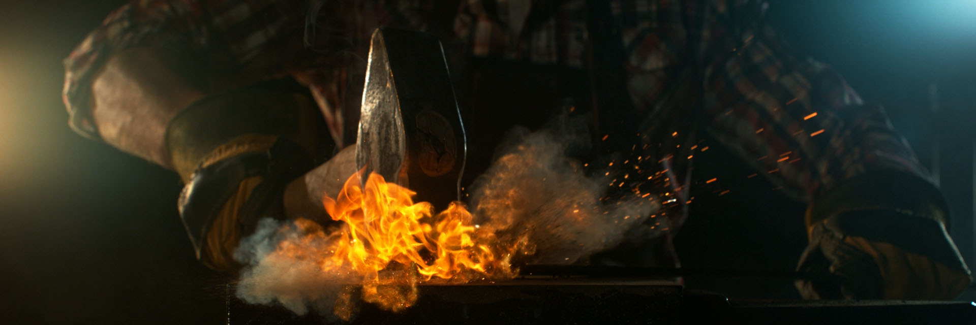 Custom sword, kukri, knife and machete forging by Nepalese blacksmith at Everest Forge