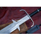 Custom Ice-Inspired Greatsword – Hand-Forged Full-Tang Two-Handed Blade