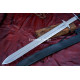 Custom Ice-Inspired Greatsword – Hand-Forged Full-Tang Two-Handed Blade