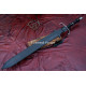 Custom Ice-Inspired Greatsword – Hand-Forged Full-Tang Two-Handed Blade