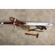 Hand-Forged Clarent Sword Replica – Mordred's Blade from the Fate Series (Unofficial Tribute)