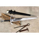 Hand-Forged Fantasy Short Sword — "Horn of Gondor"