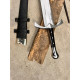 Hand-Forged Fantasy Short Sword — "Horn of Gondor"
