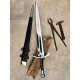 Hand-Forged Fantasy Short Sword — "Horn of Gondor"