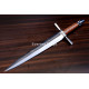 Hand-Forged Medieval Quillon Dagger, Barrel Pommel