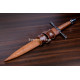 Hand-Forged Medieval Quillon Dagger, Barrel Pommel