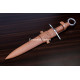 Hand-Forged Quillon Dagger, Ring Pommel
