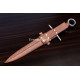 Hand-Forged Quillon Dagger, Ring Pommel