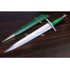 Hand-Forged Medieval Dagger, Cord-Wrapped Grip