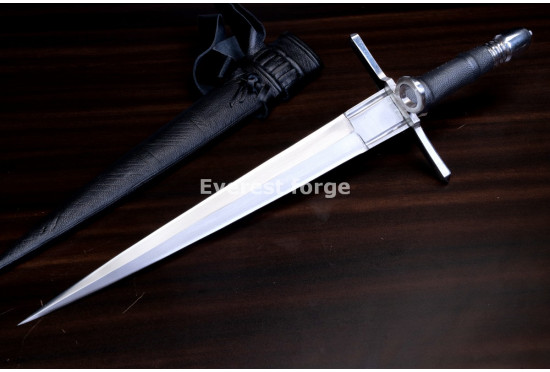 Hand-Forged Parrying Dagger, Side Ring Guard