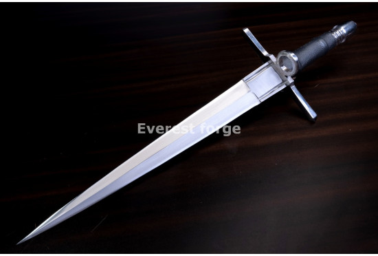 Hand-Forged Parrying Dagger, Side Ring Guard
