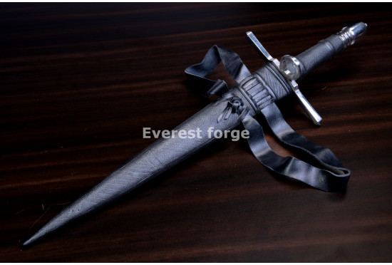 Hand-Forged Parrying Dagger, Side Ring Guard
