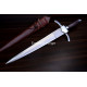 Hand-Forged Quillon Dagger, Broad Blade