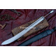 Hand-Forged Chinese Dao Saber – Full-Tang 5160 Curved Single-Edged Blade