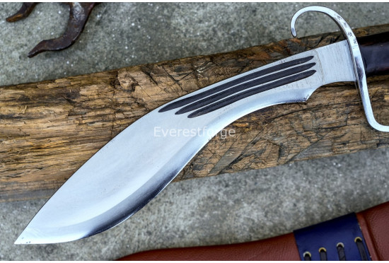 D-Guard Khukuri Machete – 12-Inch Heavy Duty Hand-Forged Kukri