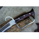 D-Guard Khukuri Machete – 12-Inch Heavy Duty Hand-Forged Kukri