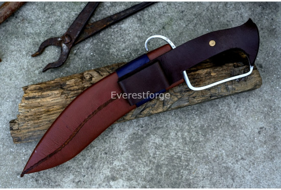 D-Guard Khukuri Machete – 12-Inch Heavy Duty Hand-Forged Kukri