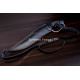 Hand-Forged D-Guard Kukri Knife, Sawback Spine