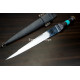 Hand-Forged Himalayan Dirk, Turquoise Band