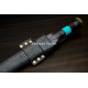 Hand-Forged Himalayan Dirk, Turquoise Band