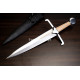 Hand-Forged Quillon Dagger, Disc Pommel