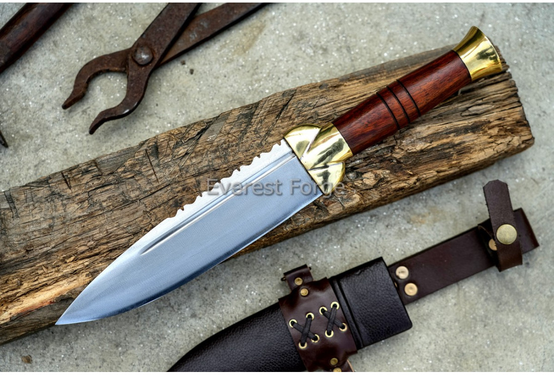 Scottish Dirk Highland Dagger – Ribbed Spine