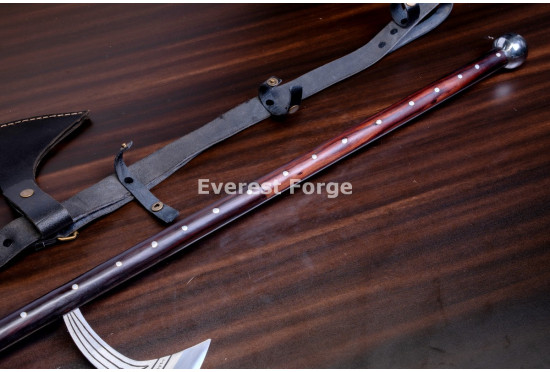 Hand-Forged Dane Axe, Engraved Head