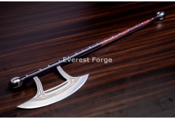 Hand-Forged Dane Axe, Engraved Head