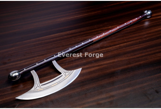 Hand-Forged Dane Axe, Engraved Head
