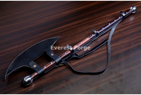 Hand-Forged Dane Axe, Engraved Head