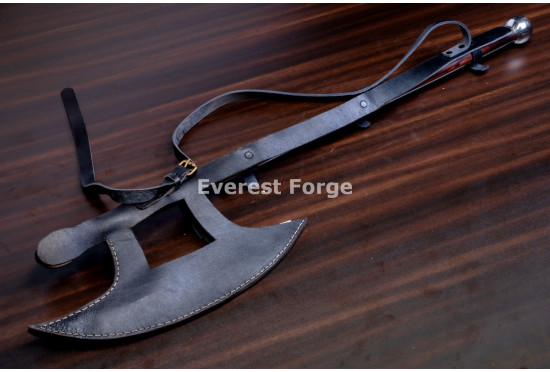 Hand-Forged Dane Axe, Engraved Head