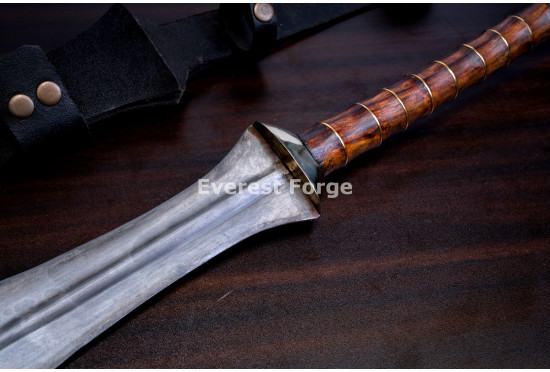 Hand-Forged Greek Dory Spear, Leaf Blade