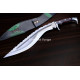 Hand-Forged Fantasy Kukri Knife, Sawback Spine