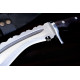 Hand-Forged Fantasy Kukri Knife, Sawback Spine