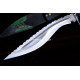 Hand-Forged Fantasy Kukri Knife, Sawback Spine