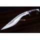 Hand-Forged Fantasy Kukri Knife, Sawback Spine