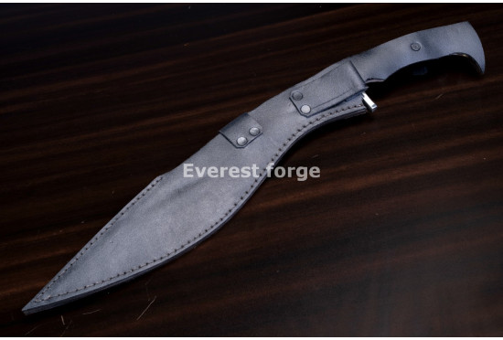Hand-Forged Fantasy Kukri Knife, Sawback Spine