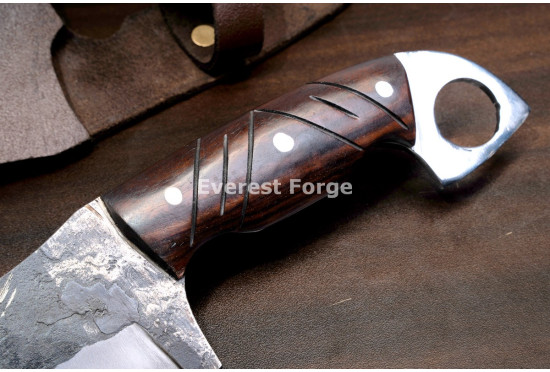 Hand-Forged Ring Pommel Chopper