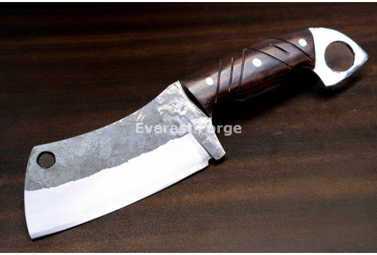 Hand-Forged Ring Pommel Chopper