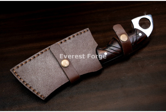 Hand-Forged Ring Pommel Chopper